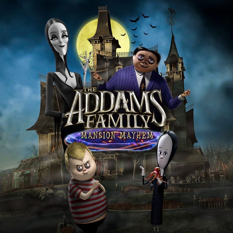 The Addams Family: Mansion Mayhem box art for Playstation 4